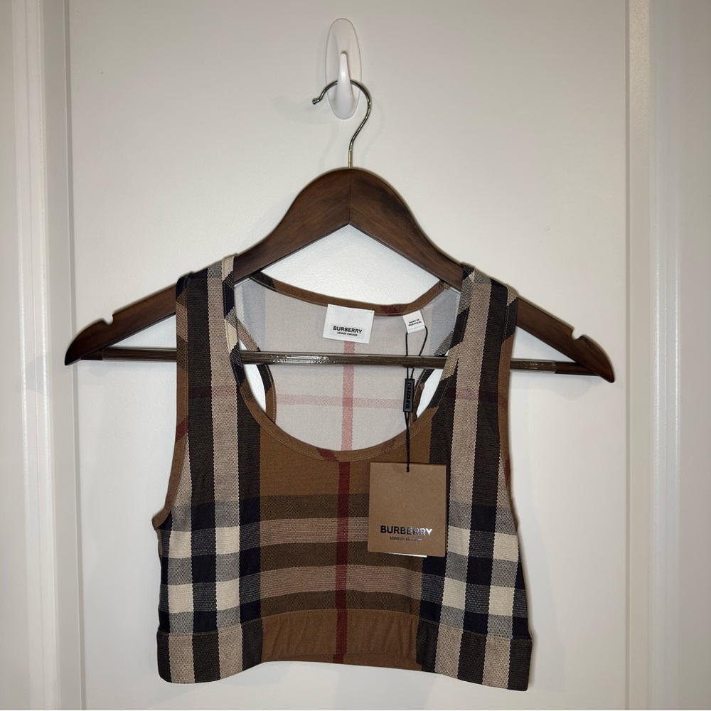 Burberry Immy Check Bra Top - Picture 6 of 14